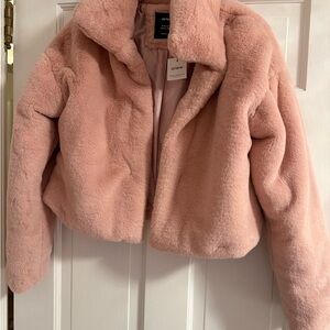 Cotton On Blush Teddy Jacket